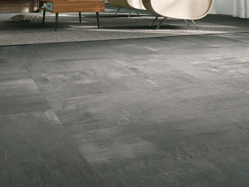 CREATIVE CONCRETE G - Porcelain stoneware wall/floor tiles with concrete effect by Imola