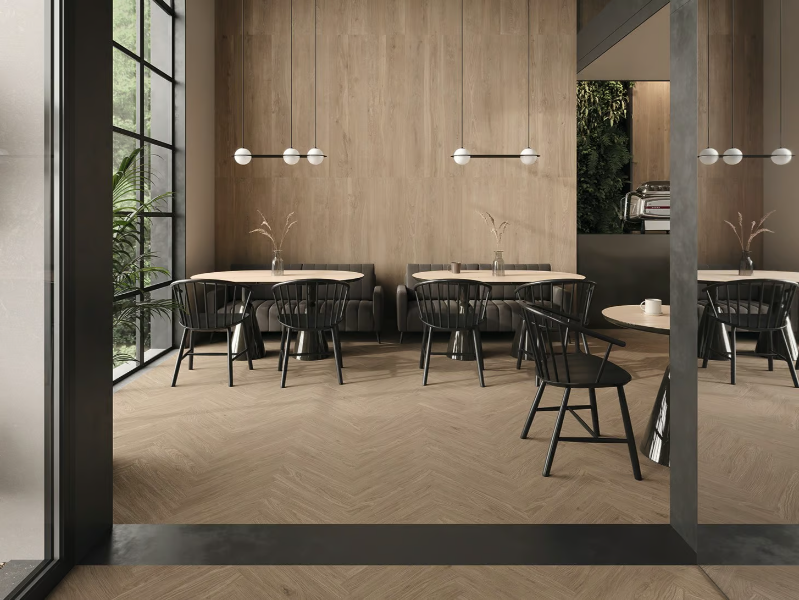 ELIXIR NO - Full-body porcelain stoneware wall/floor tiles with wood effect by Imola