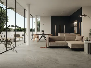VIBES BS - Indoor/outdoor porcelain stoneware wall/floor tiles with stone effect by Imola