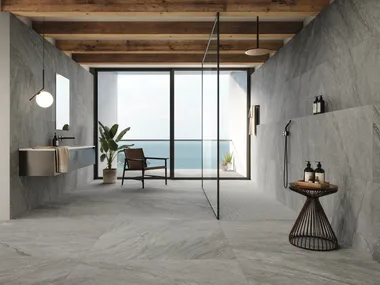 VIBES DG - Porcelain stoneware wall/floor tiles with stone effect by Imola