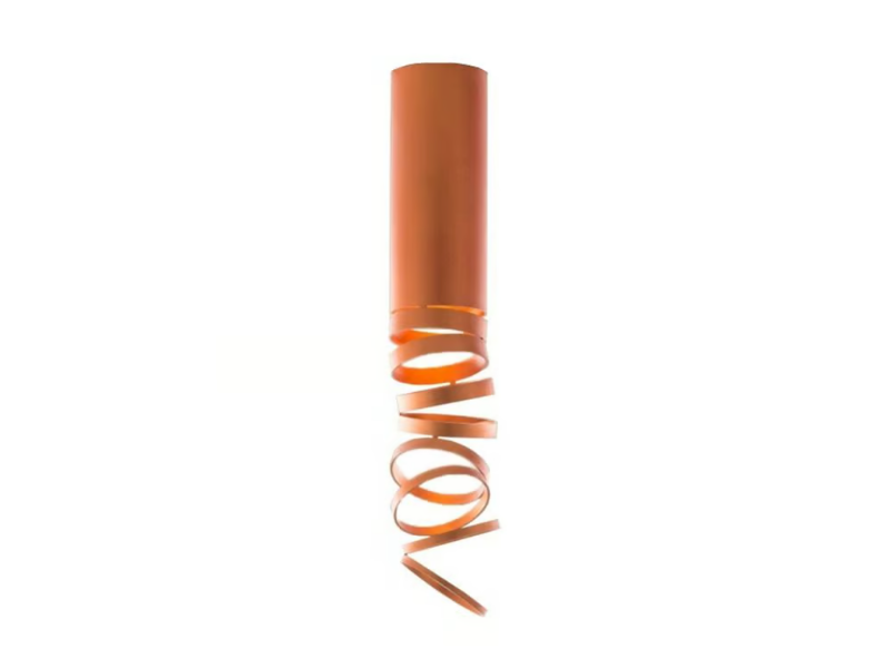 ARTEMIDE - DECOMPOSÉ LIGHT ORANGE - LED Anodized aluminium ceiling lamp by In Stock