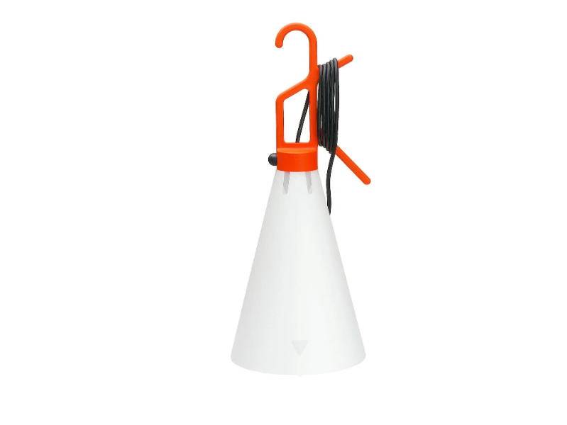 FLOS - MAYDAY ORANGE - Polypropylene pendant lamp / table lamp by In Stock
