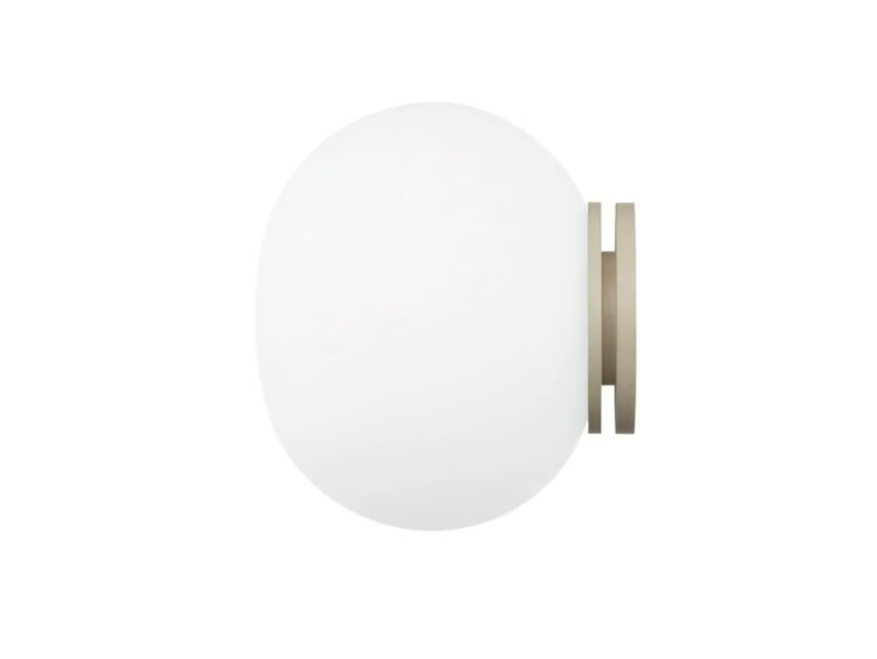 FLOS - MINI GLO-BALL CW MIRROR - Opal glass Mirror lamp by In Stock