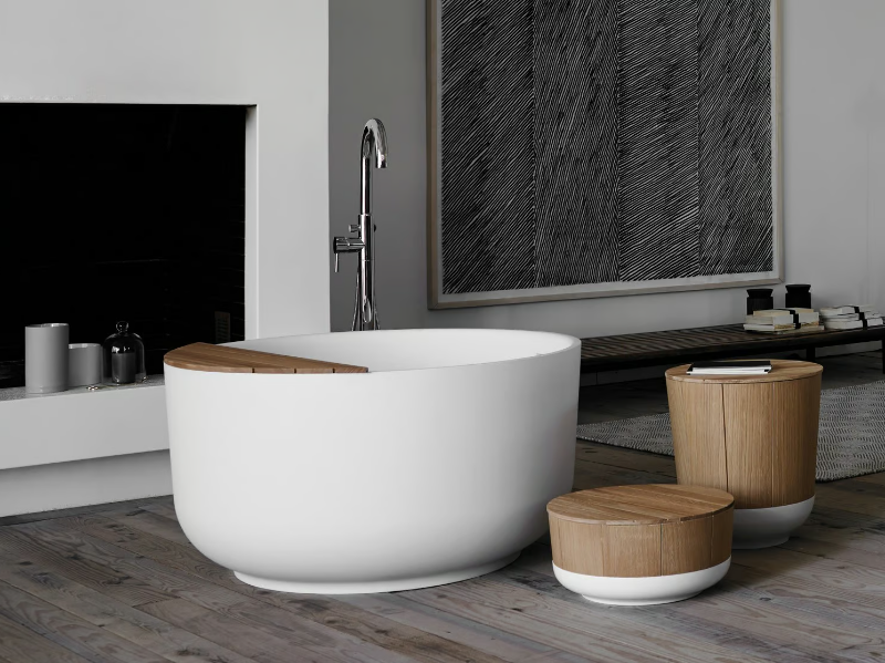 ORIGIN - Freestanding round bathtub by INBANI