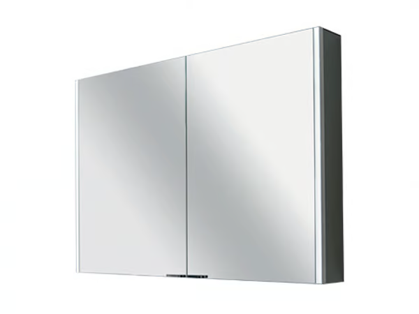 DUE / DUE+ - Mirror with cabinet with integrated lighting by INDA®