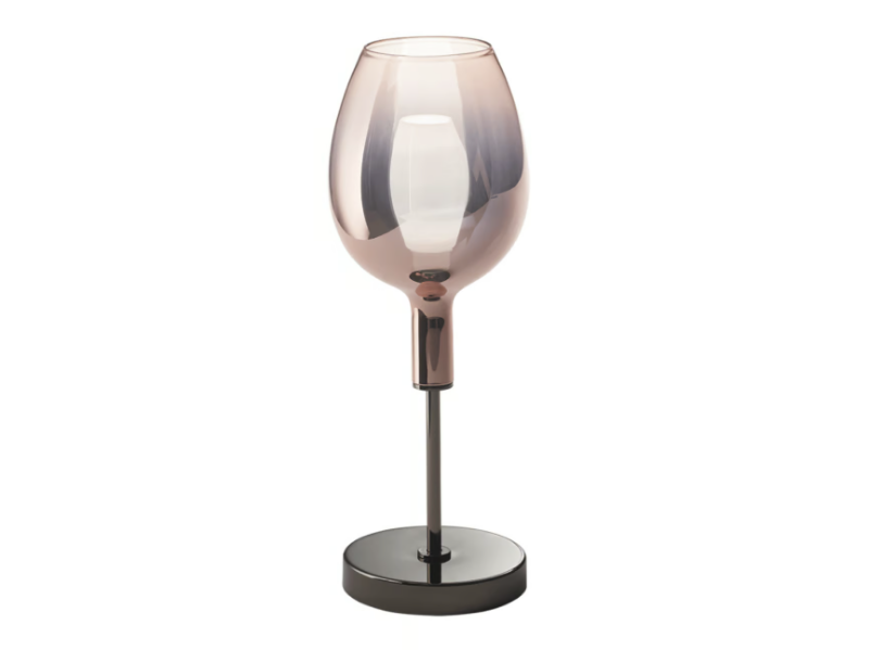 ROSÈ CORDLESS - LED glass table lamp by Italamp