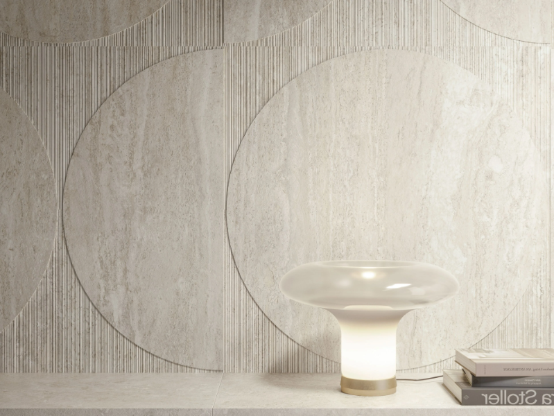 I TRAVERTINI GRIGIO VEIN CUT - Porcelain stoneware wall/floor tiles with travertine effect by Italgraniti