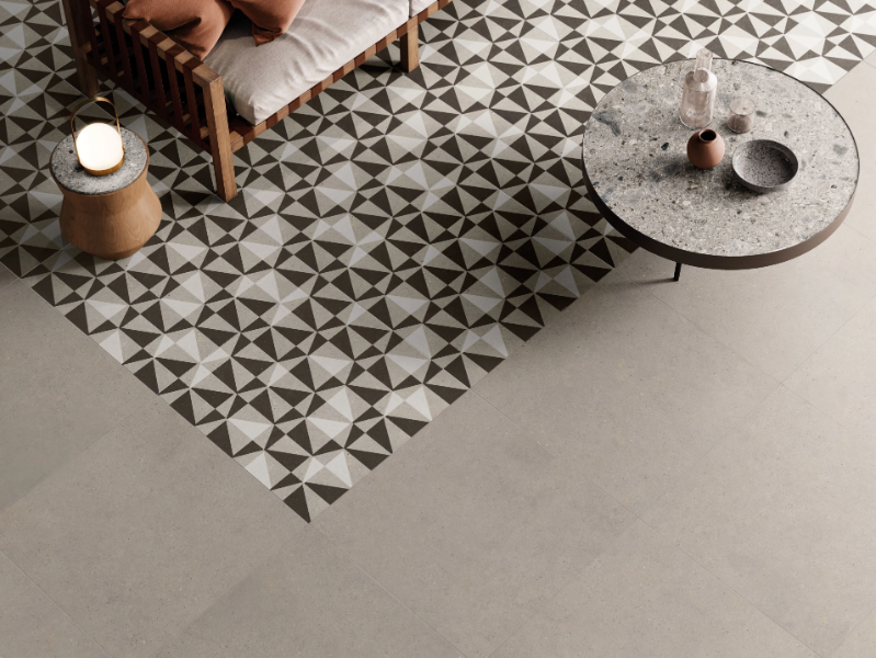 SILVER GRAIN DECOR - Porcelain stoneware wall/floor tiles with stone effect by Italgraniti