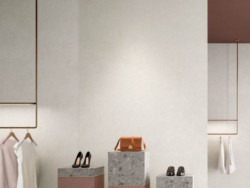 SILVER GRAIN WHITE - Porcelain stoneware wall/floor tiles with stone effect by Italgraniti