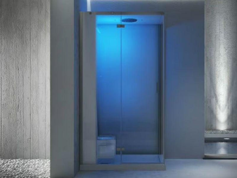 CLOUD 120 - Multifunction corner steam shower cabin by Jacuzzi®