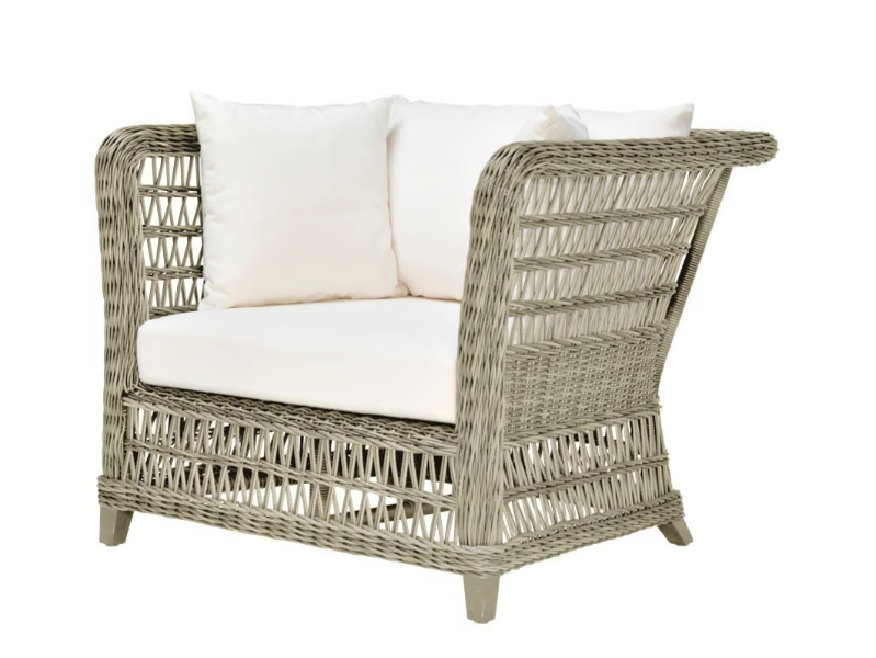 ARBOR CLUB - Club JanusFiber® armchair with armrests by JANUS et Cie