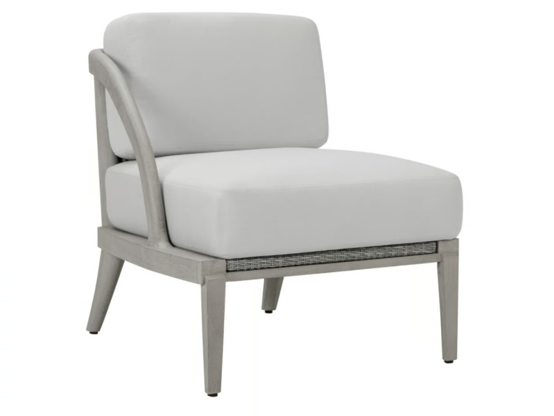 ROCK GARDEN MODULE LEFT / RIGHT - Teak left / right module for sofa by JANUS et Cie