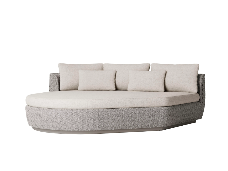 TONDO MODULAR ORGANIC SOFA ISLAND - Modular rope garden sofa by Jardinico