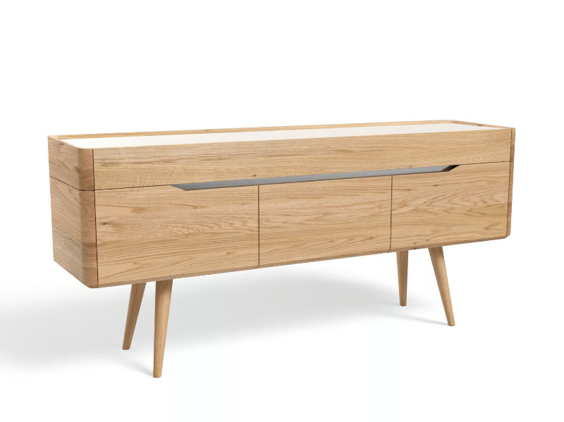 TERRA - Wooden sideboard with doors by JAVORINA