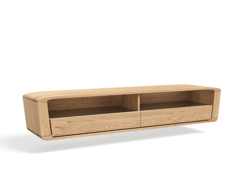 ULTRA UTV2Z - Wooden TV cabinet with flap doors by JAVORINA
