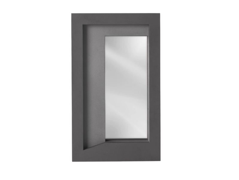 UNDISM - Rectangular framed wall-mounted wooden mirror by JCP UNIVERSE