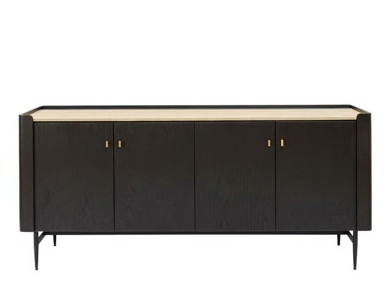 MILANO - Wood veneer sideboard with doors by KARE Design