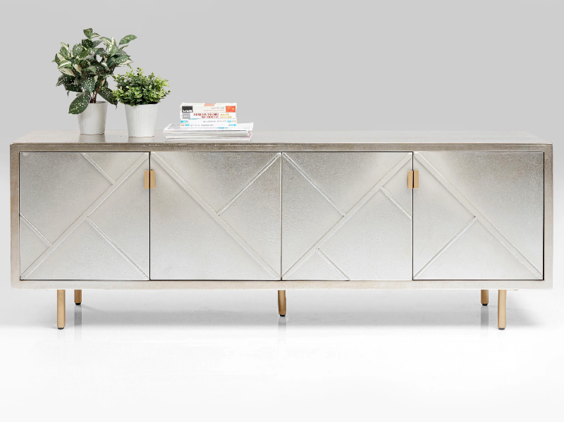 VENICE - Steel sideboard with doors by KARE Design
