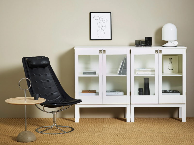KA72 - Scandinavian style wooden highboard / office storage unit by Karl Andersson