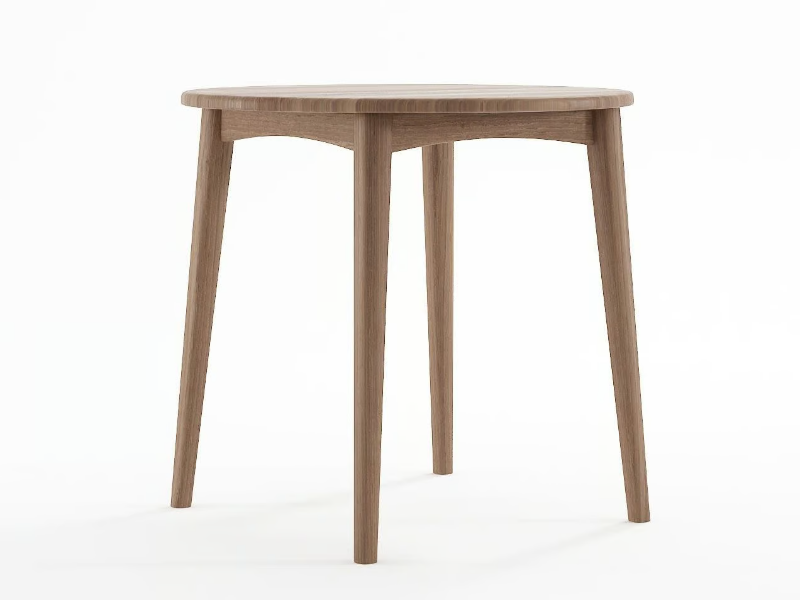 GRASSHOPPER - Round solid wood dining table by KARPENTER
