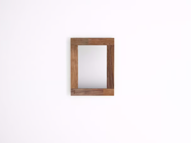 ORGANIK OR33-TMH - Rectangular wall-mounted framed mirror by KARPENTER