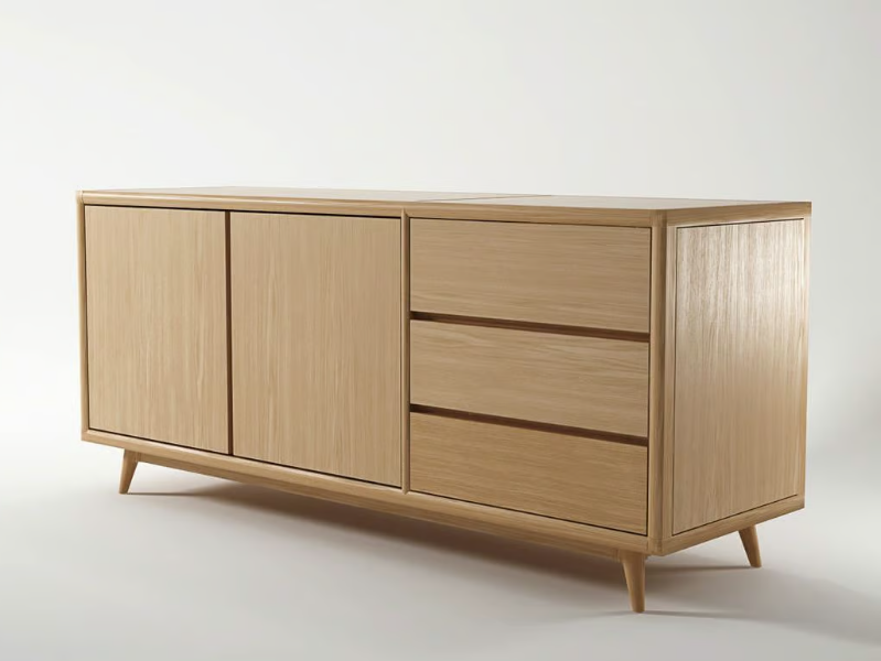 VINTAGE - Wooden sideboard with doors by KARPENTER