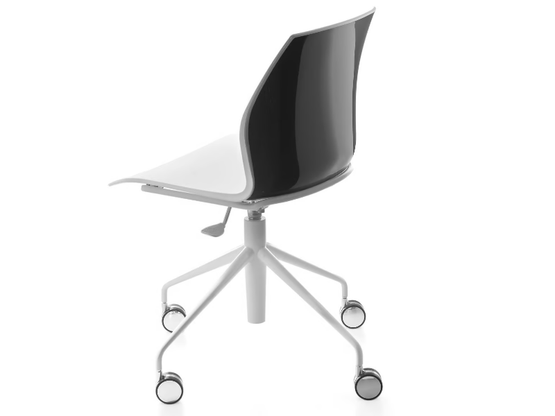 KALEA - Height-adjustable office chair with castors by Kastel