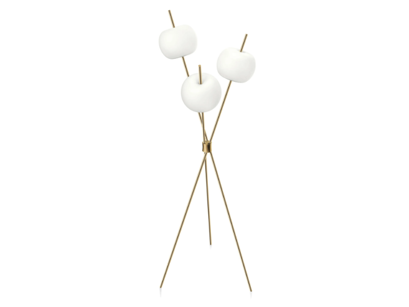 KUSHI - Opal glass floor lamp by Kdln
