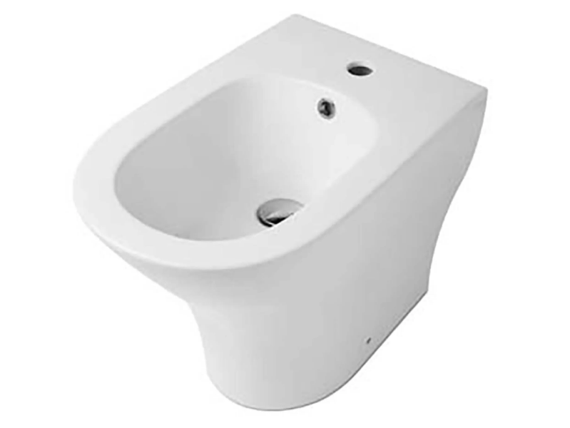 AQUATECH 3721 - Floor mounted back to wall ceramic bidet by Kerasan