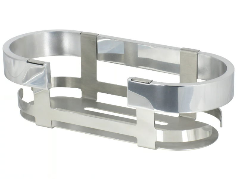 MATERIA - Wall-mounted Anodized aluminium soap dish for shower by KOH-I-NOOR