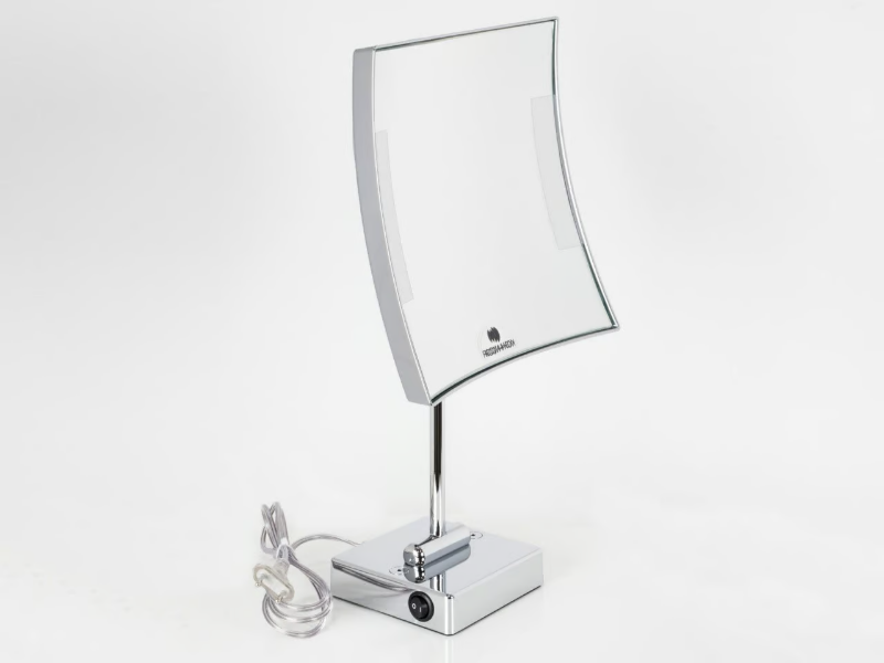 QUADROLO LED - Countertop shaving mirror with integrated lighting by KOH-I-NOOR