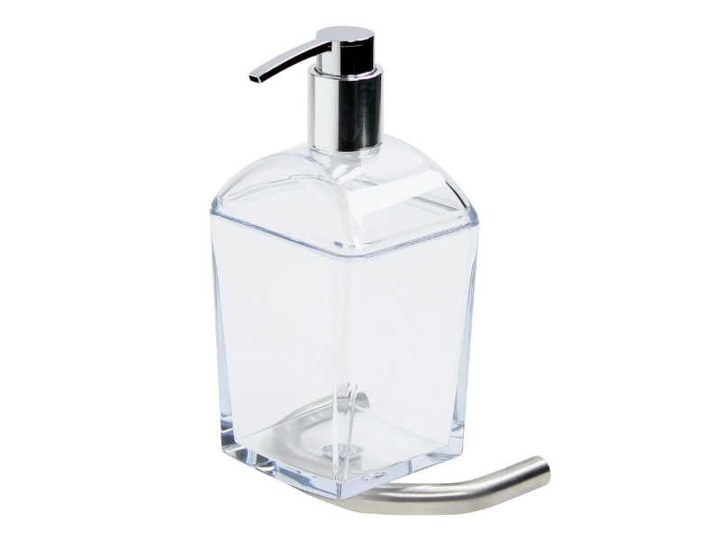 TRATTO - Wall-mounted stainless steel Bathroom soap dispenser by KOH-I-NOOR