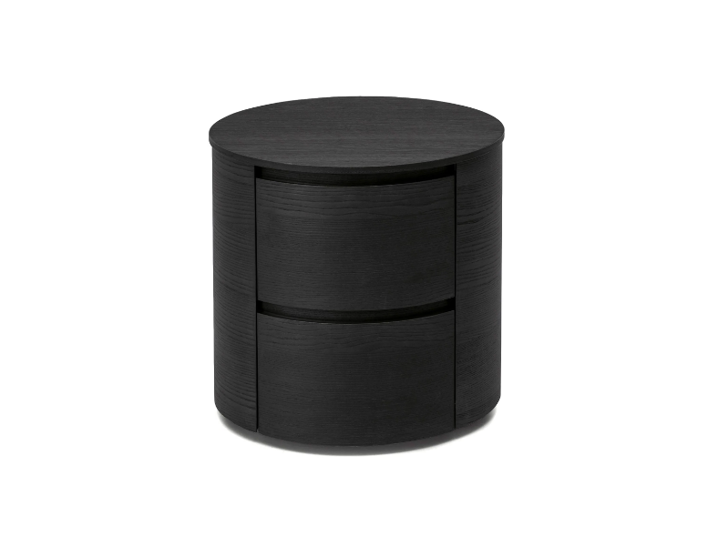 ORBIT - Round bedside table with drawers by Kristalia