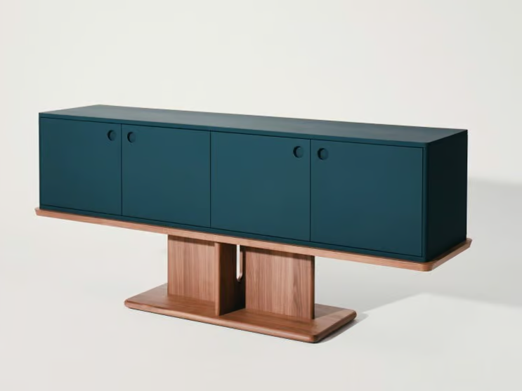 INTERSECTION - Solid wood sideboard with doors by La Manufacture