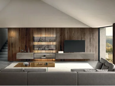36E8 - 1191 - Sectional storage wall by Lago