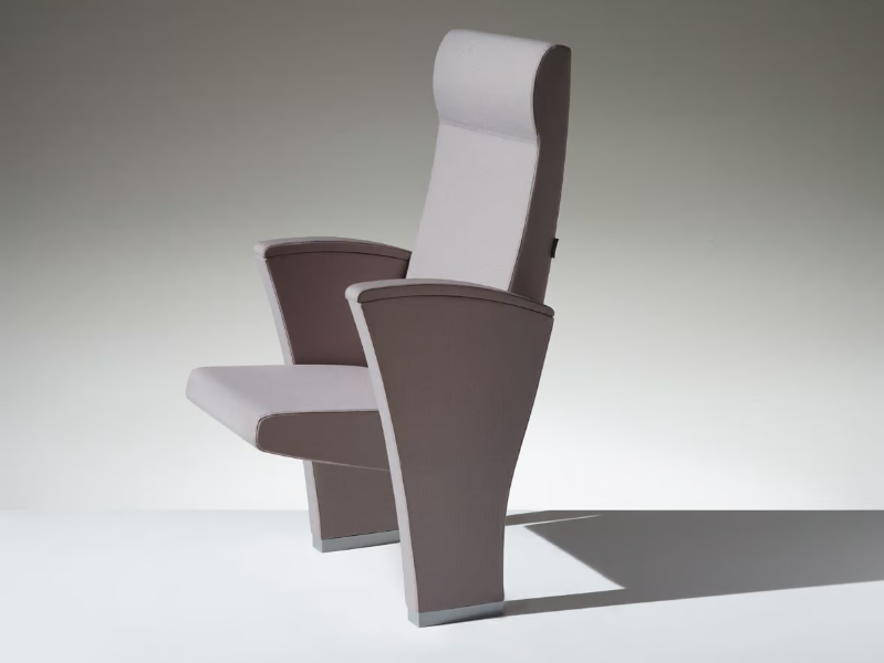 UNICA - Auditorium seats with headrest by LAMM