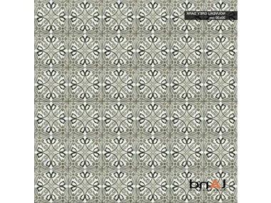 NOUVEAU DARK - Technical porcelain flooring with encaustic effect by land porcelanico