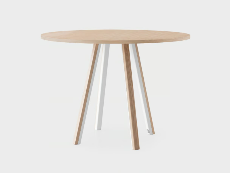 ORI - Round oak high table by Lapalma