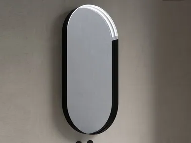 LONG ISLAND - Oval mirror with integrated lighting by LASA IDEA