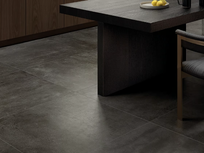 CONCRETO DARK - Porcelain stoneware wall/floor tiles with concrete effect by LEA CERAMICHE