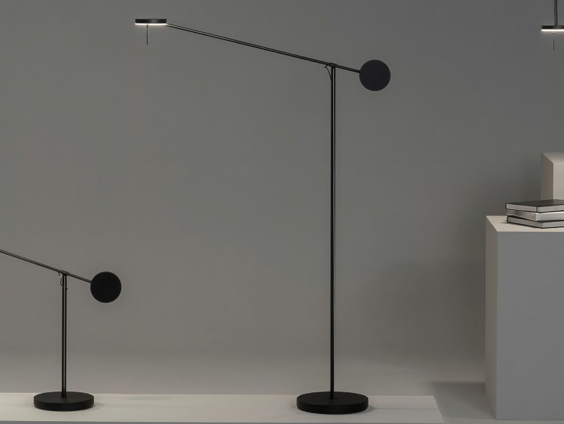 INVISIBLE - LED adjustable steel floor lamp by LedsC4