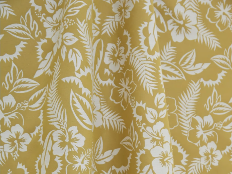 JEAN PAUL GAULTIER - NOOREA - Jacquard polyester fabric with floral pattern by LELIEVRE