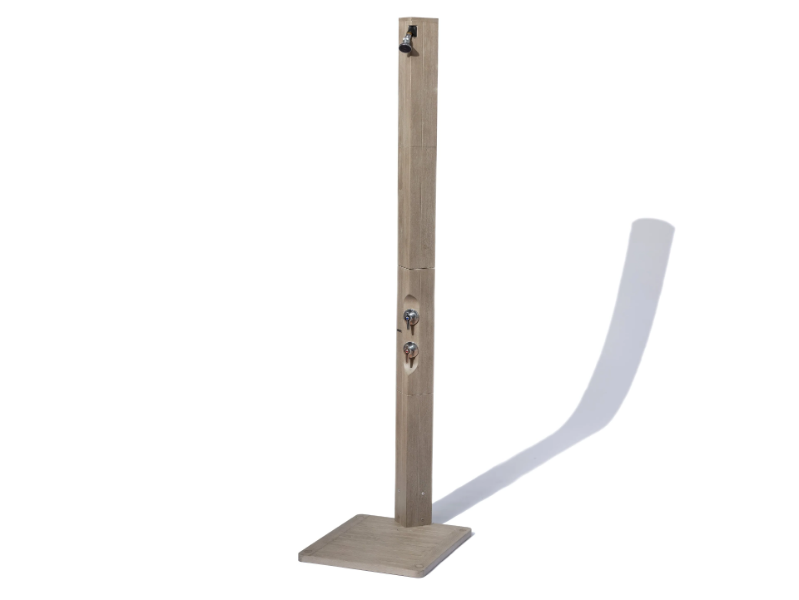 ODALO - Teak outdoor shower by Les Jardins®