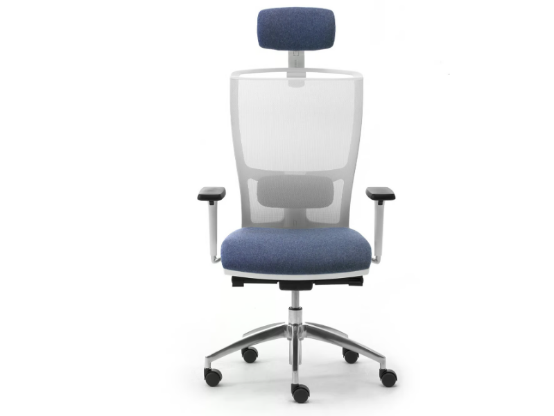 COMETA W - Fabric office chair with castors with 5-Spoke base by Leyform