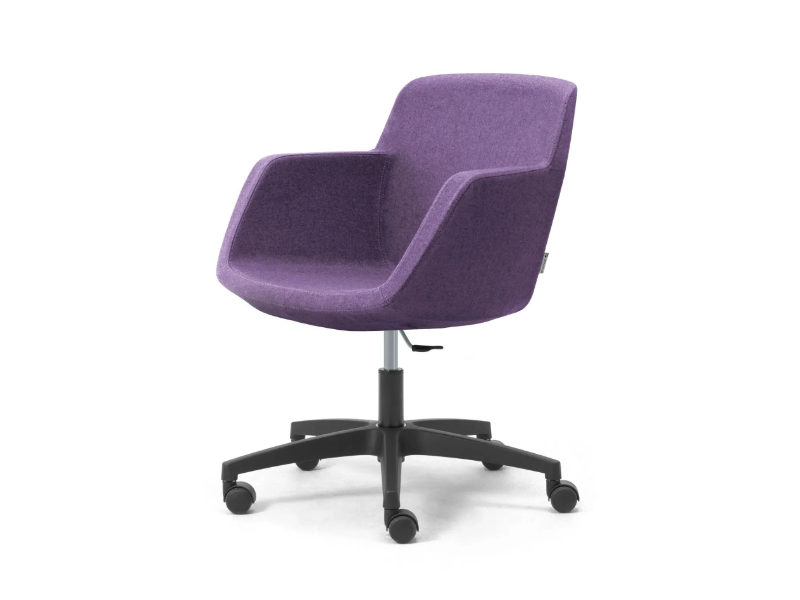GAIA - Swivel fabric office chair by Leyform