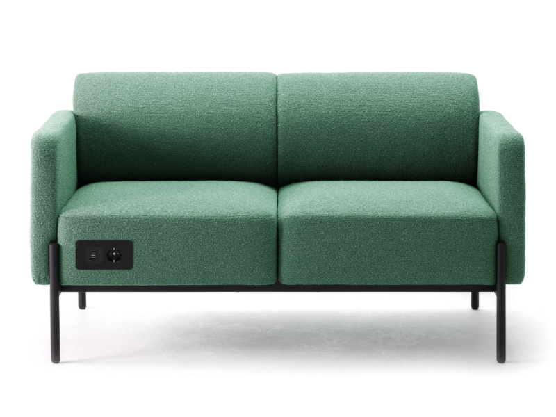 LIA - 2 seater fabric leisure sofa by Leyform