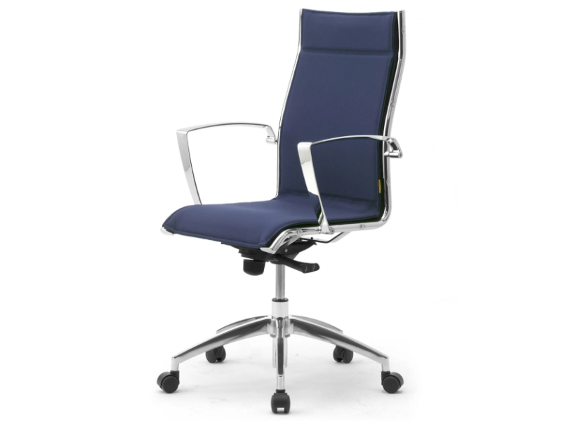 ORIGAMI LX - Fabric office chair with armrests with 5-Spoke base by Leyform