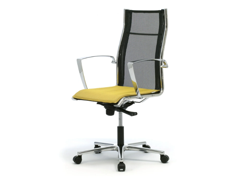 ORIGAMI RX - Office chair with armrests with 5-Spoke base by Leyform