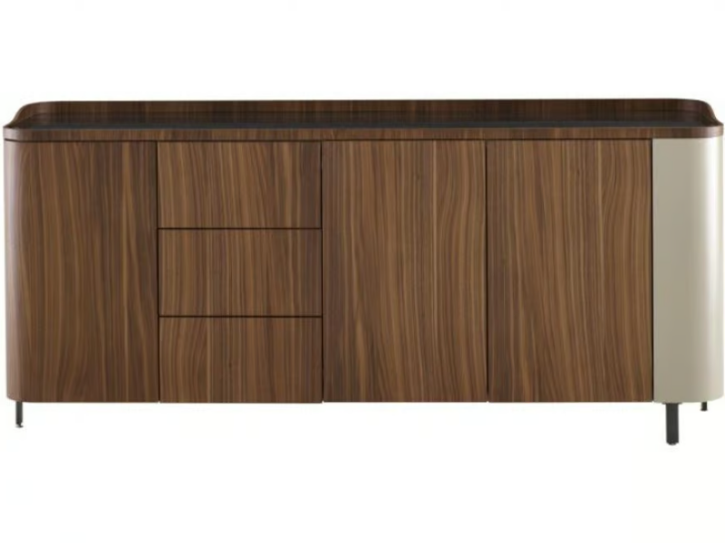 POSTMODERNE - Multi-layer wood sideboard with doors with drawers by Ligne Roset