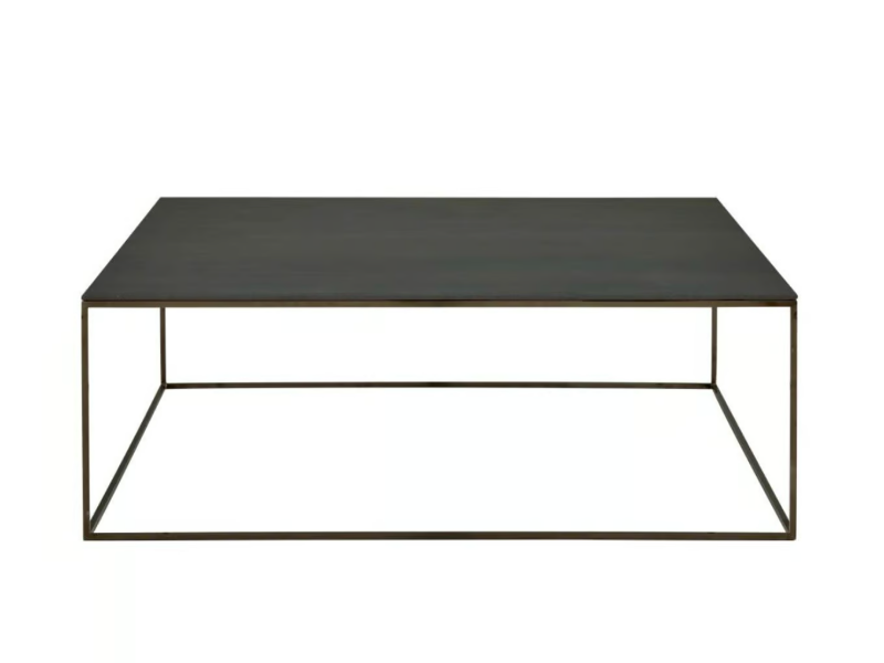 SPACE - Low square porcelain stoneware coffee table by Ligne Roset
